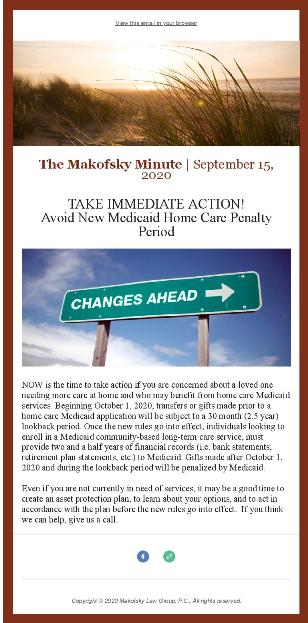 TAKE IMMEDIATE ACTION! Avoid New Medicaid Home Care Penalty Period
